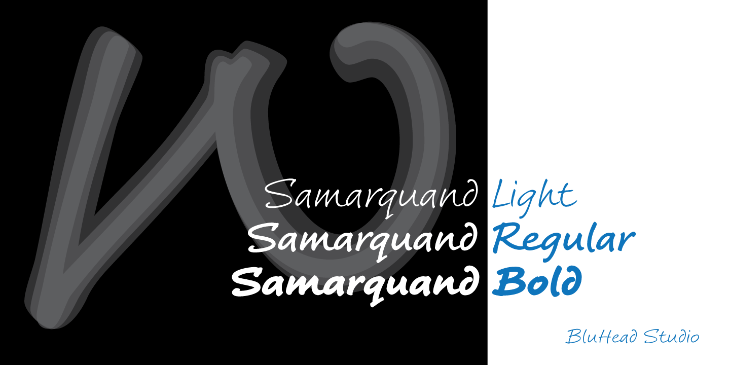 Samarquand Light Font preview